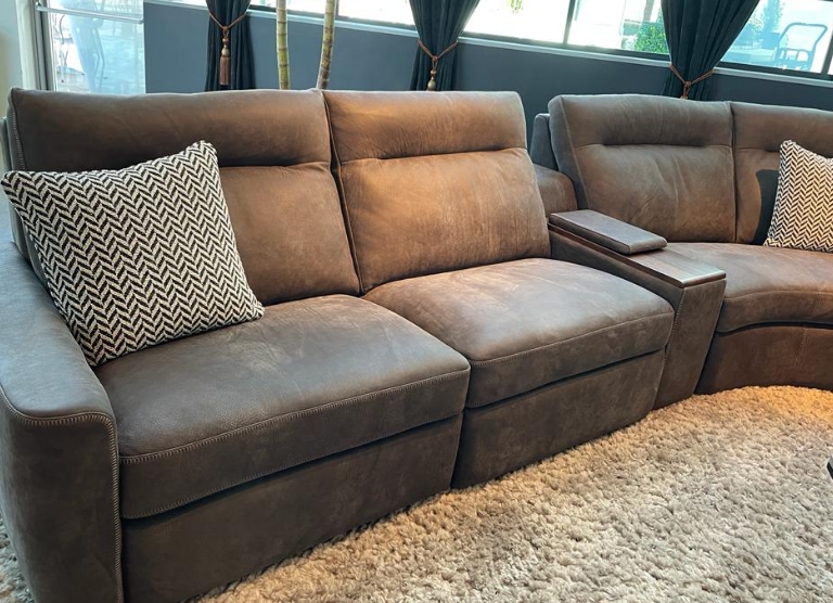 Leather sofas photo